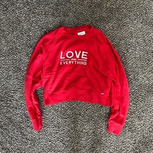 Hollister Valentine’s day Crewneck